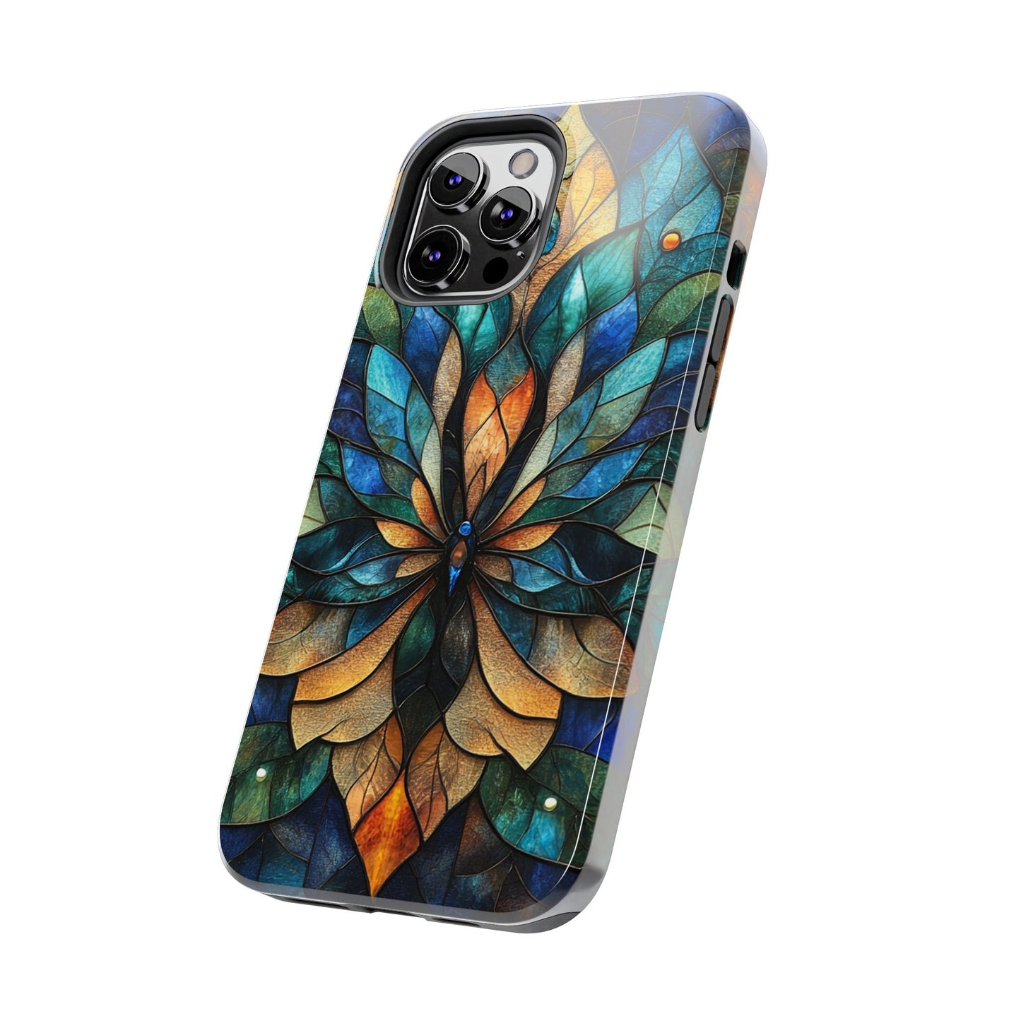 Phone Case - kaleidoscope-Inspired Stained Glass