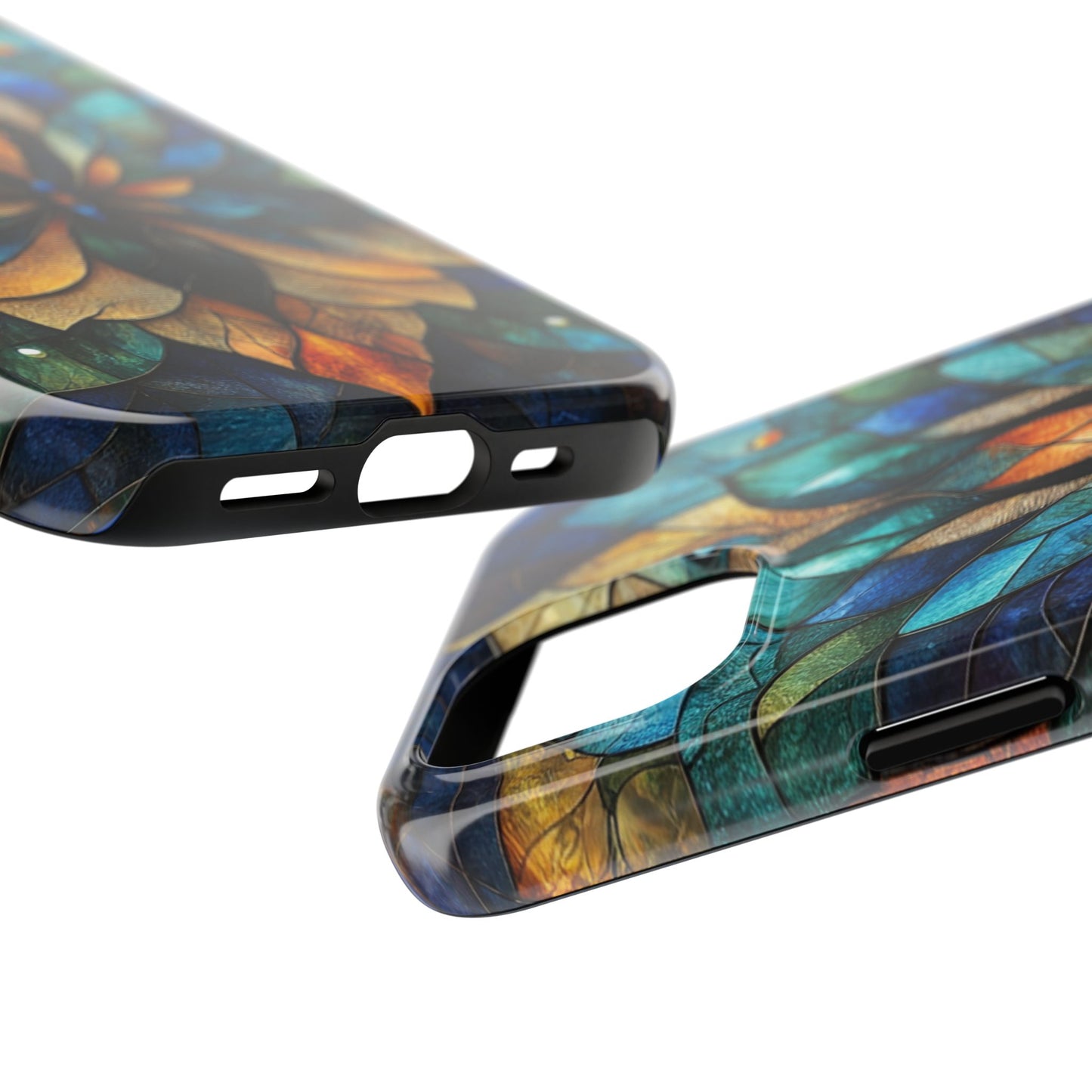 Phone Case - kaleidoscope-Inspired Stained Glass