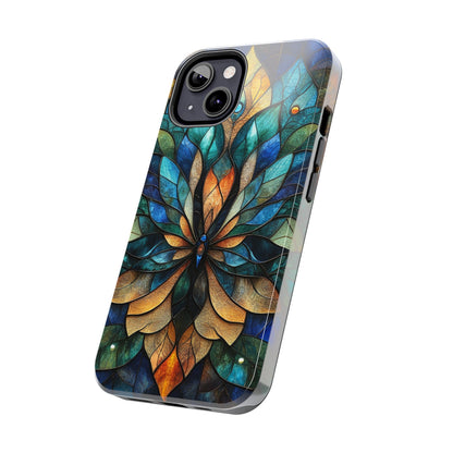 Phone Case - kaleidoscope-Inspired Stained Glass