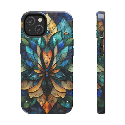 Phone Case - kaleidoscope-Inspired Stained Glass