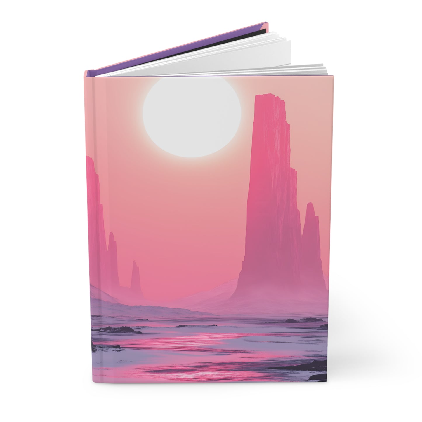 Hardcover Journal Matte - Dreamscape Mountain Landscape