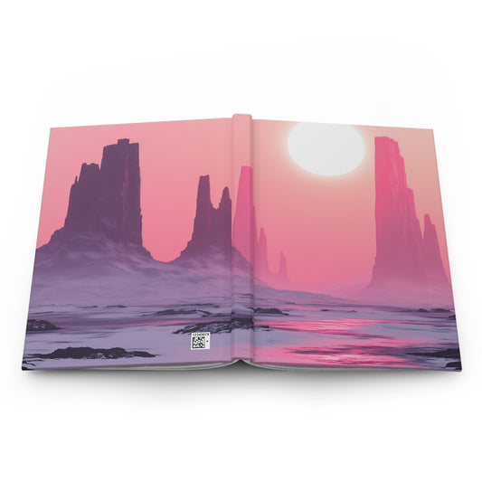 Hardcover Journal Matte - Dreamscape Mountain Landscape